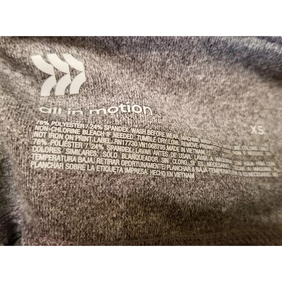 All in Motion Yoga Leggings Pants Womens XS Gray Tights Activewear - Picture 10 of 10